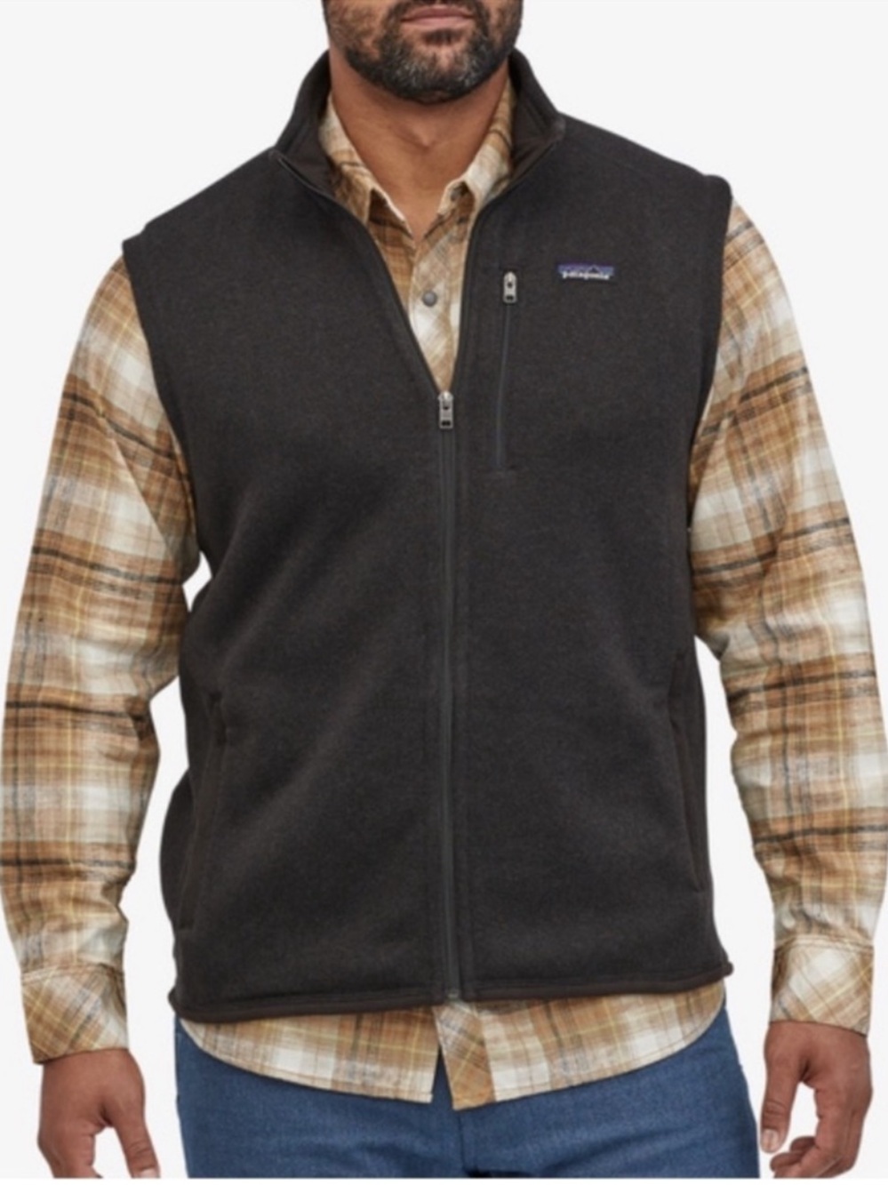 Patagonia Better Sweater Fleece Vest Black Full Zipper Gorpcore Outdoor X-Large